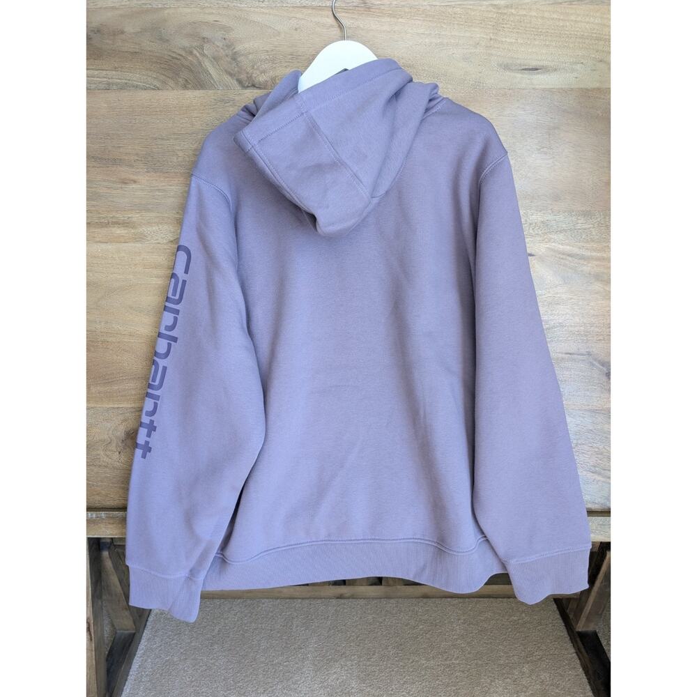 Carhartt Iconic Clarksburg Logo Hoodie Womens 3XL Purple TS0288-W NWT - Picture 2 of 7